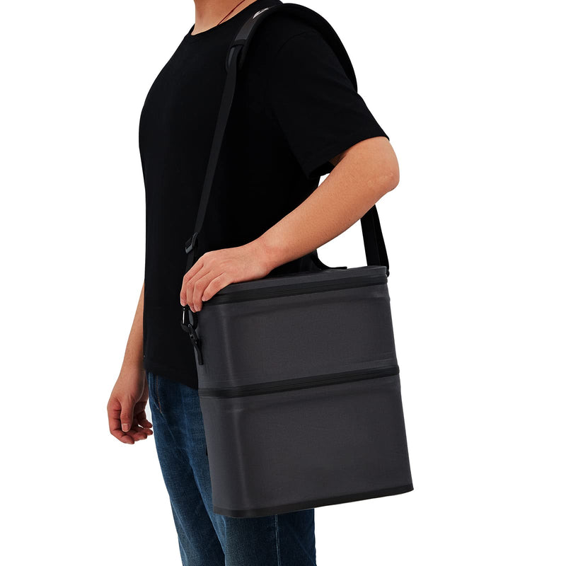 Load image into Gallery viewer, KingCamp LINDEMAN Double Layer Cooler Bag Insulated Leak Proof Soft Cooler Bag