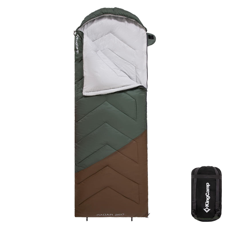 Cargue la imagen en el visor de la galería, KingCamp RADAR 250 Sleeping Bag-Envelope With Hood