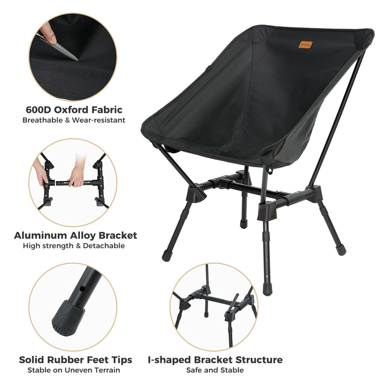 Load image into Gallery viewer, KingCamp ALOE P20 7075 H-shaped Portable Camping Chair