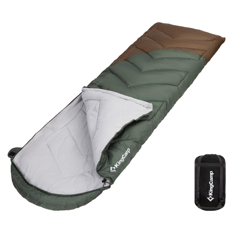 Cargue la imagen en el visor de la galería, KingCamp RADAR 250 Sleeping Bag-Envelope With Hood