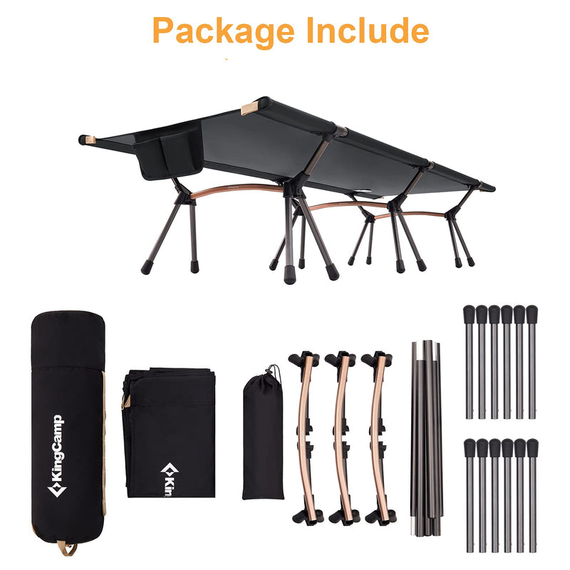 Load image into Gallery viewer, KingCamp GINKGO Ultralight Camping Cot