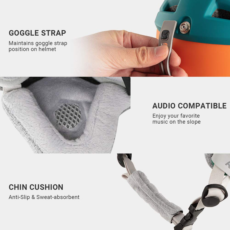 Load image into Gallery viewer, REV SPORTS Ski Helmet - with ASTM Certified Safety