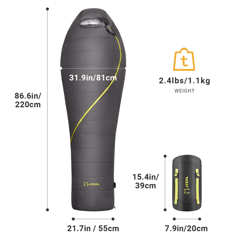 Load image into Gallery viewer, ATEPA ROCKY 520L Sleeping Bag-Mummy