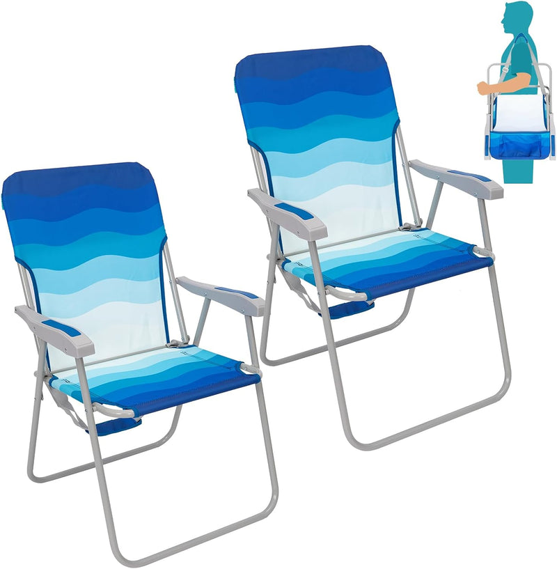 Load image into Gallery viewer, WEJOY Beach Chair Set of 2