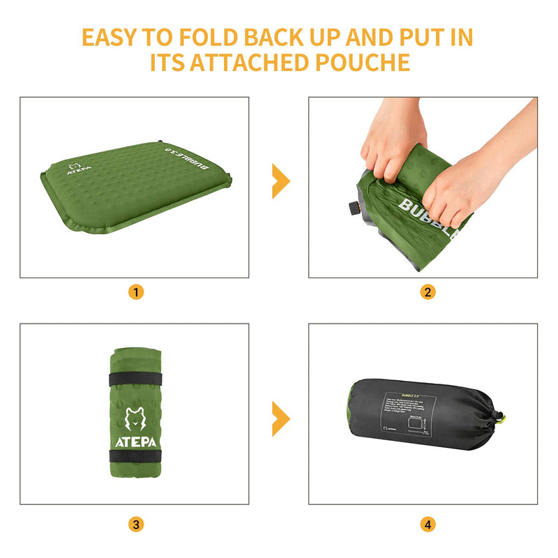Load image into Gallery viewer, ATEPA BUBBLE 3.0 Trail Seat Self-Inflating Insulated Seat Cushion