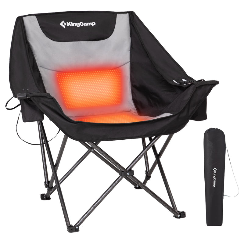 Cargue la imagen en el visor de la galería, Silla de camping con calefacción KingCamp CANNA C10 PLUS