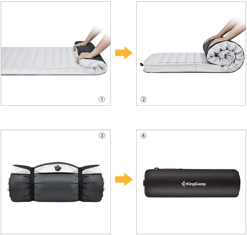 Cargue la imagen en el visor de la galería, KingCamp PREMIUM SINGLE Self Inflating Sleeping Pad