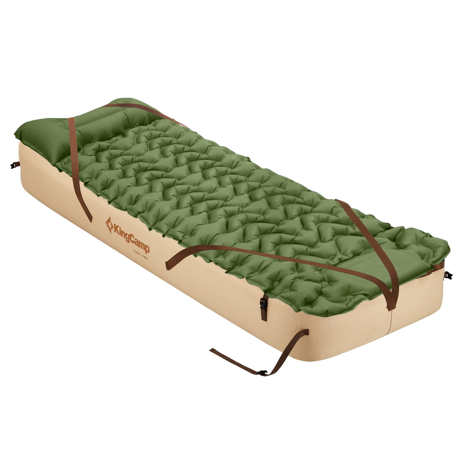 KingCamp Sleeping Bundle: 2-in-1 Air Pad & Mattress Frame Pack
