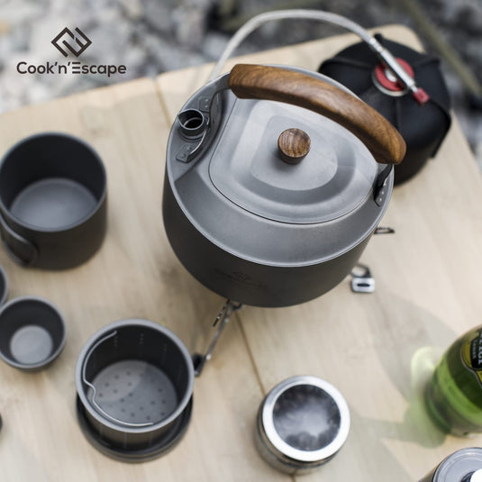 Cook'n'Escape Polar Night Coffee-Tea Set Pro Titanium Coffee-Tea Set