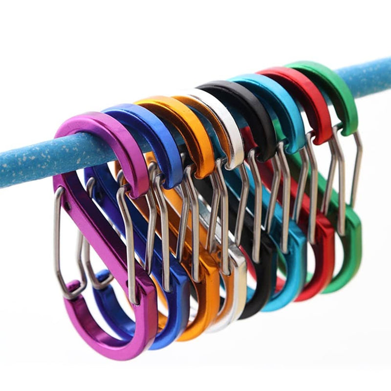 Load image into Gallery viewer, GeneTac 24PCS S Carabiner Hooks