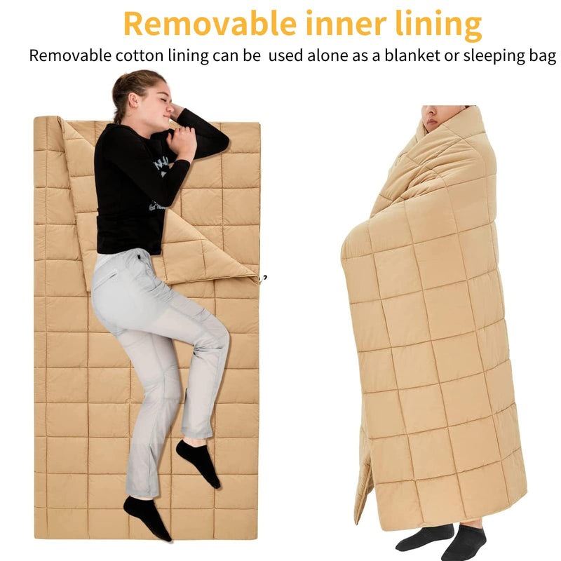 Load image into Gallery viewer, KingCamp GRASSY 600 3 in 1 Sleeping Bag