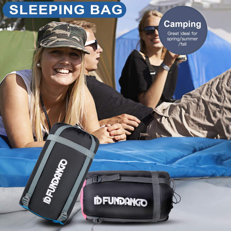 Load image into Gallery viewer, FUNDANGO 3-in-1 XL Queen Double Sleeping Bag with 2 Pillows