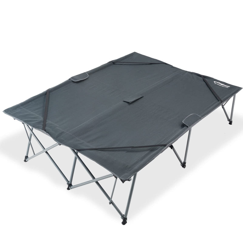 Laden Sie das Bild in Galerie -Viewer, KingCamp Deluxe Double Folding Camping Cot