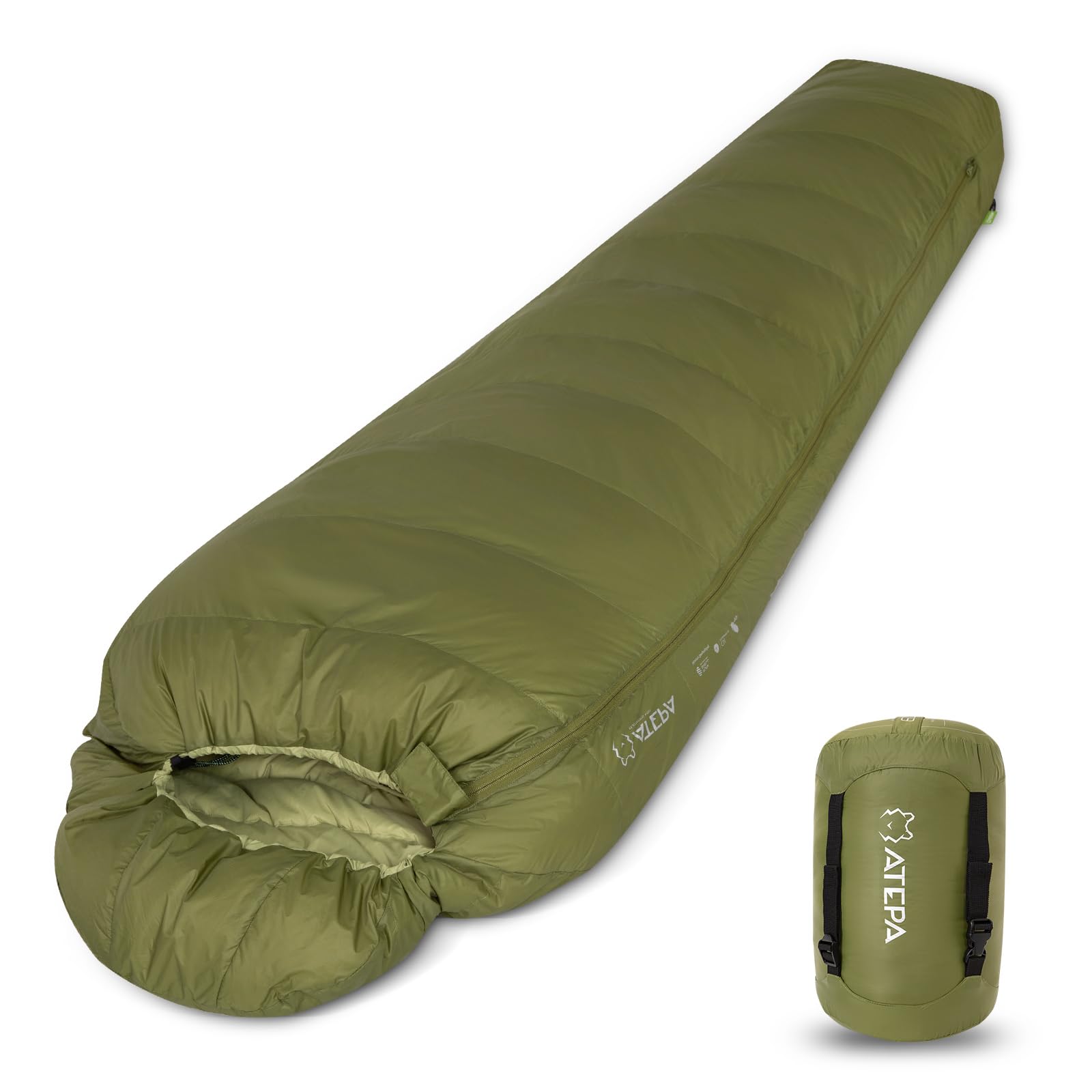 ATEPA ELEMENTS 450 Down Mummy Sleeping Bag – BRoadout
