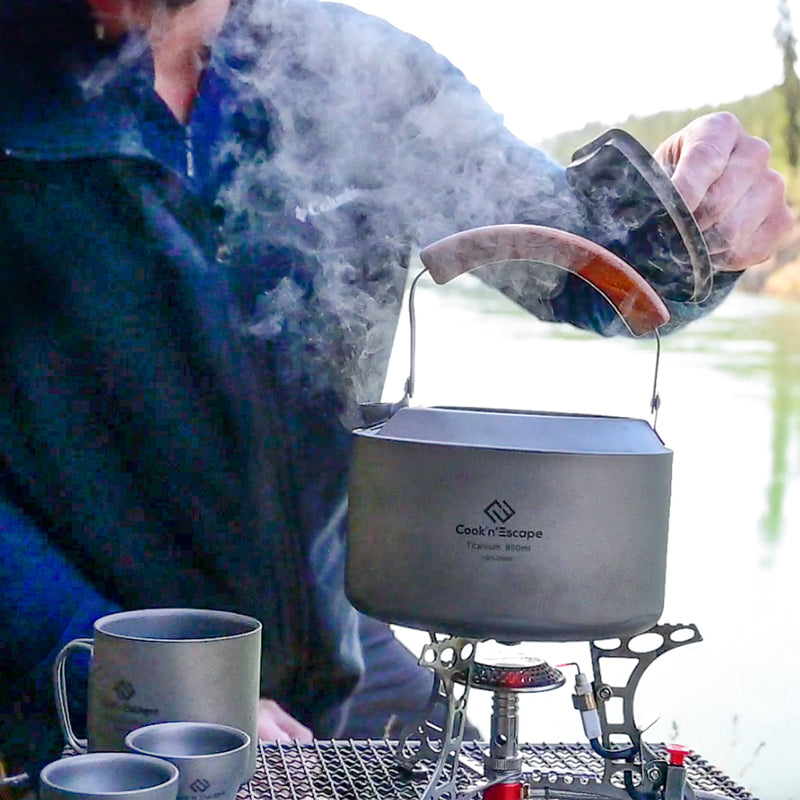 Laden Sie das Bild in Galerie -Viewer, Cook'n'Escape Polar Night Kettle Titanium Kettle