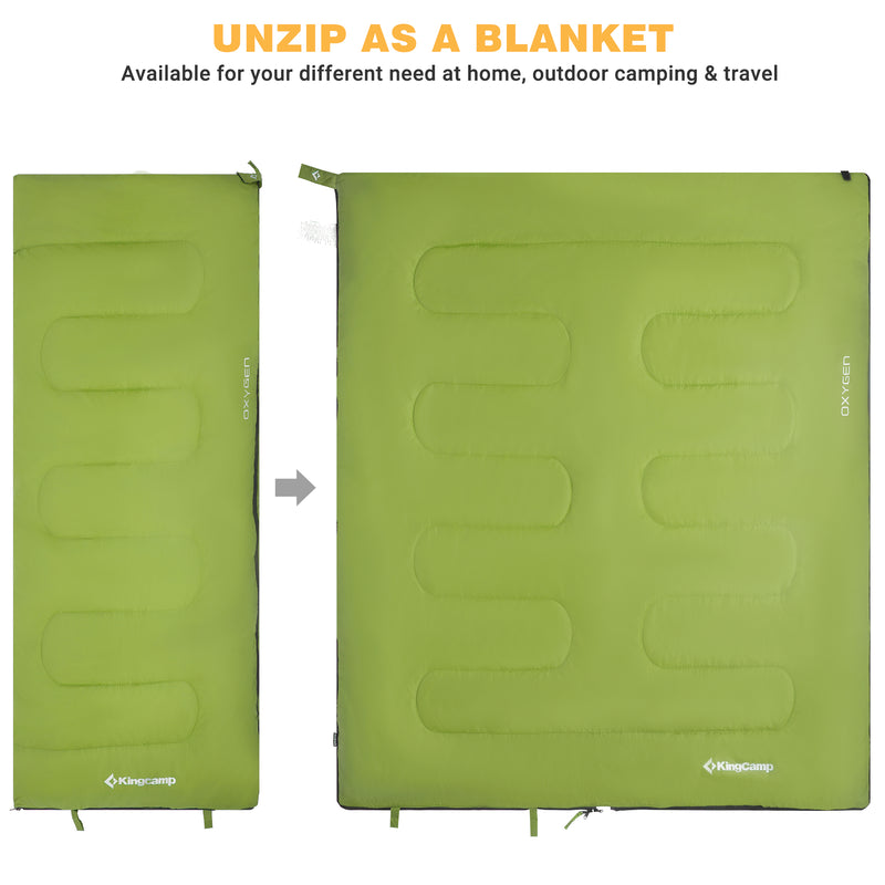 Load image into Gallery viewer, KingCamp OXYGEN Sleeping Bag-Envelope