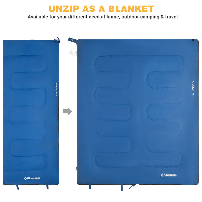 Load image into Gallery viewer, KingCamp OXYGEN Sleeping Bag-Envelope