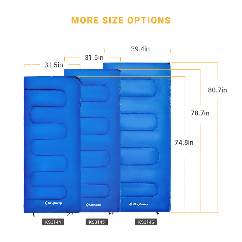 Load image into Gallery viewer, KingCamp OXYGEN Sleeping Bag-Envelope