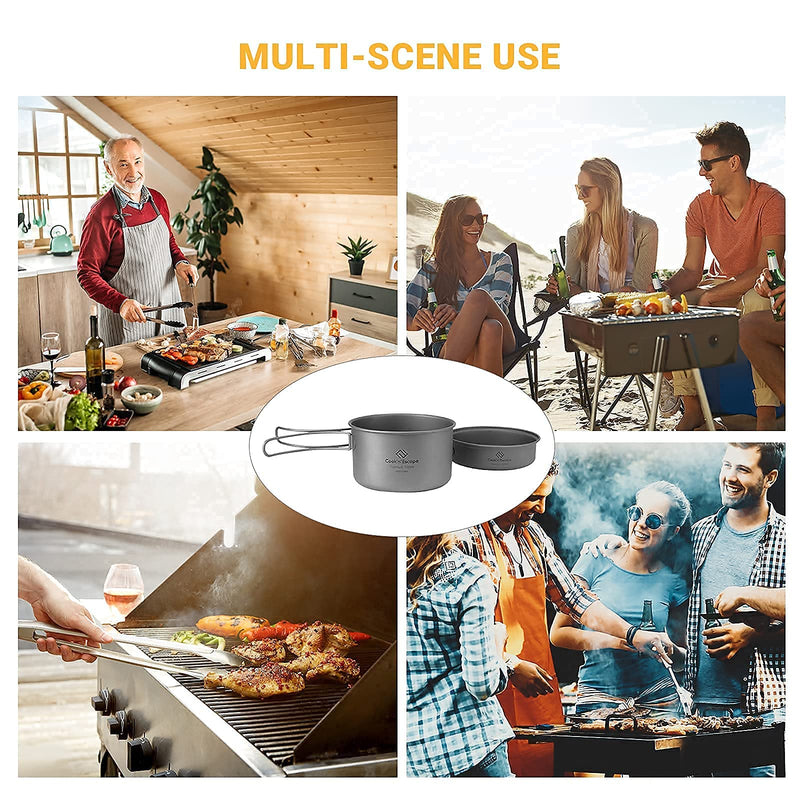 Load image into Gallery viewer, Cook'n'Escape Titanium Pot with Pan