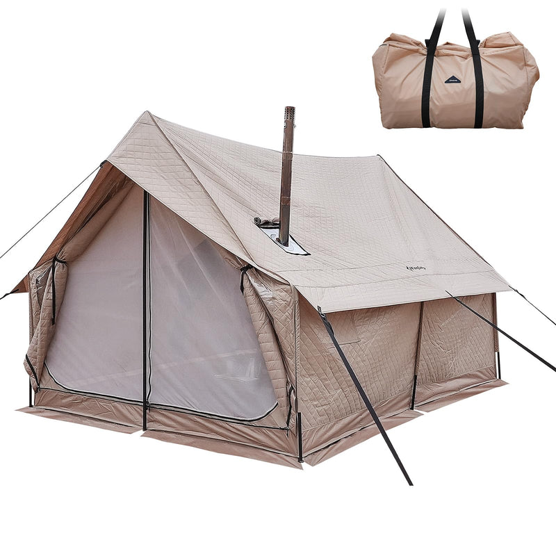 Load image into Gallery viewer, KingCamp 4-Season Cotton Tent with Stove Jack for 4-5 People
