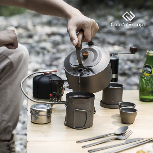 Cook'n'Escape Polar Night Coffee-Tea Set Pro Titanium Coffee-Tea Set