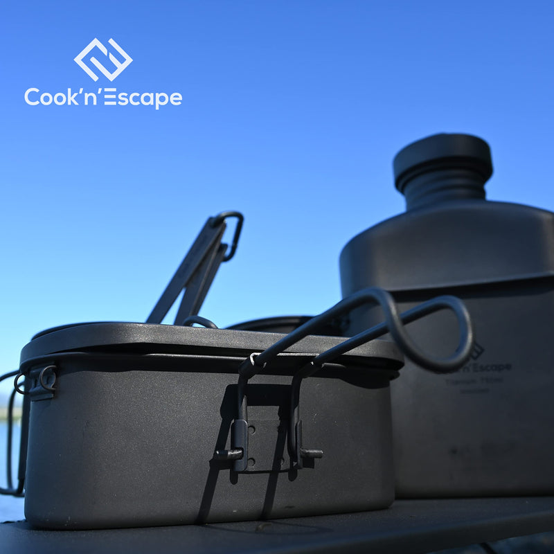 Load image into Gallery viewer, Cook'n'Escape Titanium Canteen Mesh Kit