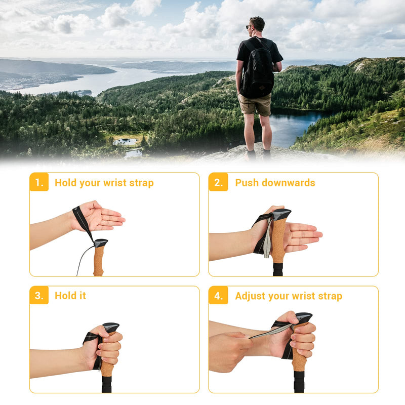 Load image into Gallery viewer, YETO Trekking Poles Hiking Poles