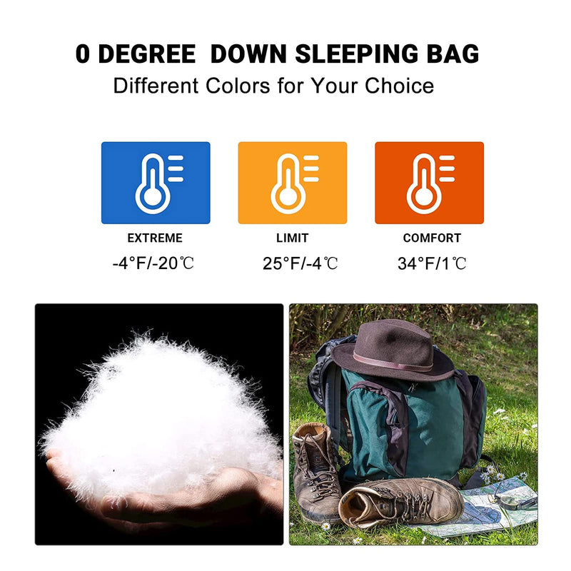 Load image into Gallery viewer, ATEPA DENALI 520 Down Sleeping Bag-Mummy