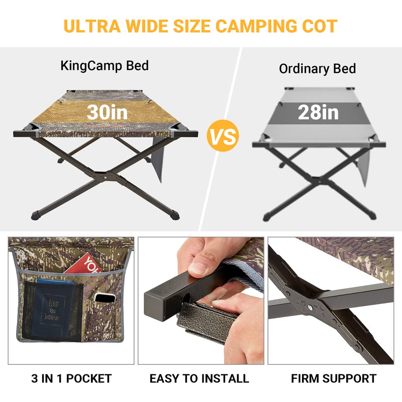 Load image into Gallery viewer, KingCamp PINE Folding Cot