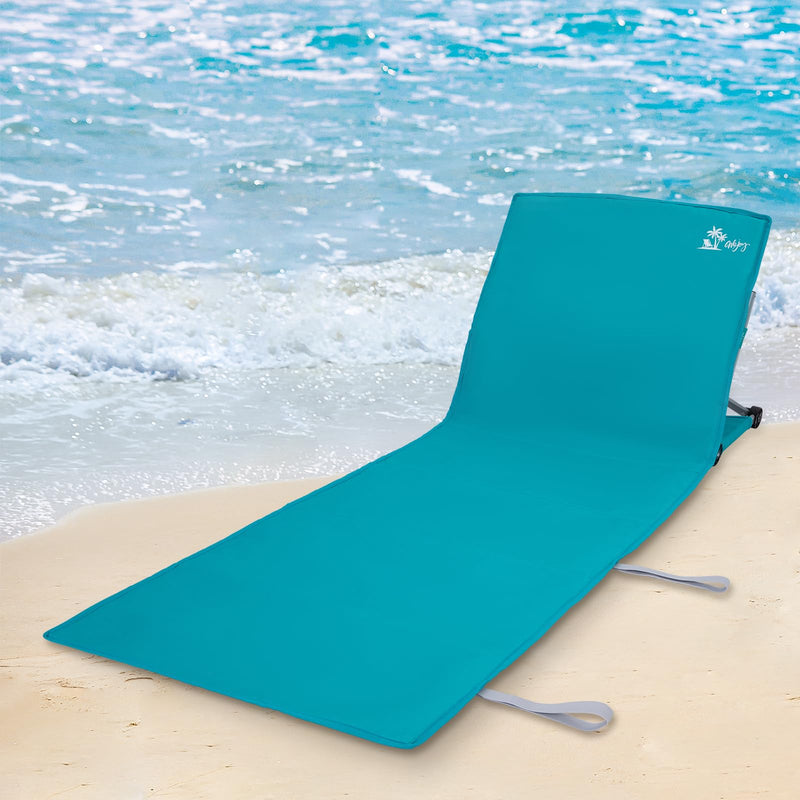 Load image into Gallery viewer, WEJOY Folding Adjustable Back Fabric Beach Lounger