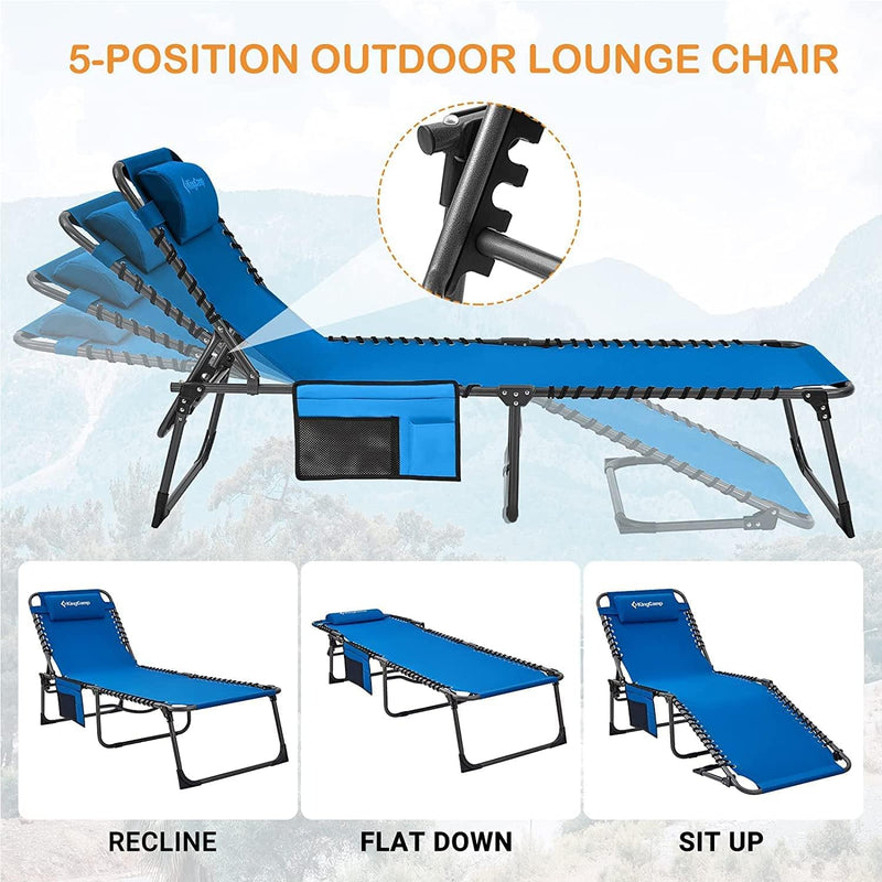 Load image into Gallery viewer, KingCamp BERLIN Classic Adjustable Cot Lounge Chair