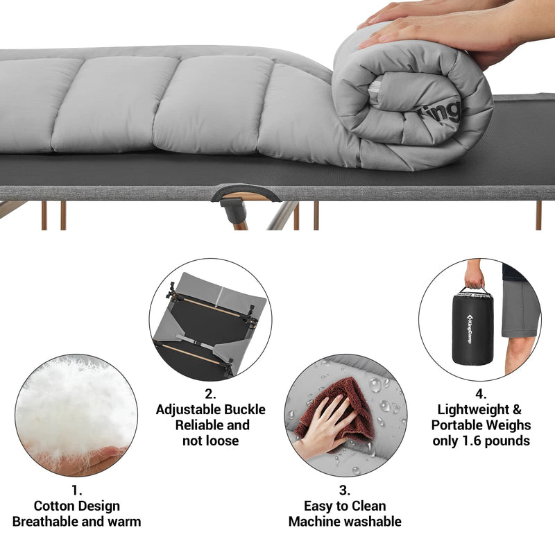 Load image into Gallery viewer, KingCamp BLISS L Padded Mat Sleeping Cot Pad