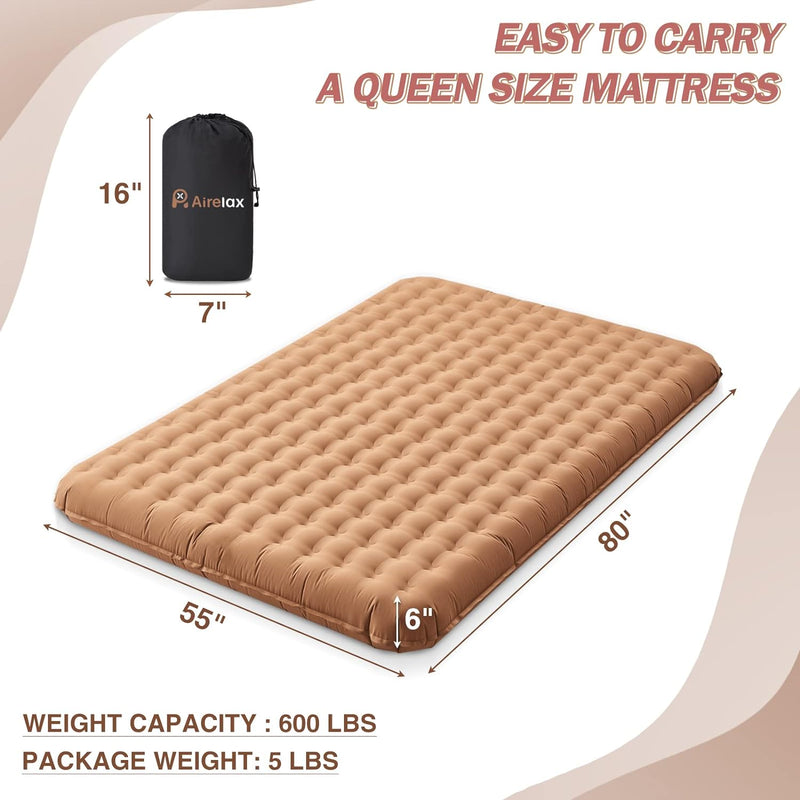Load image into Gallery viewer, Air Mattress Made of Premium Materials Queen Size
