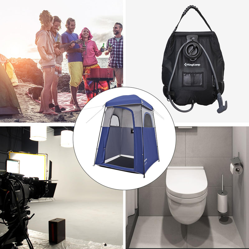 Load image into Gallery viewer, KingCamp MARASUSA Oversize Camping Shower Tent 1 Room Outdoor Toilet Tent