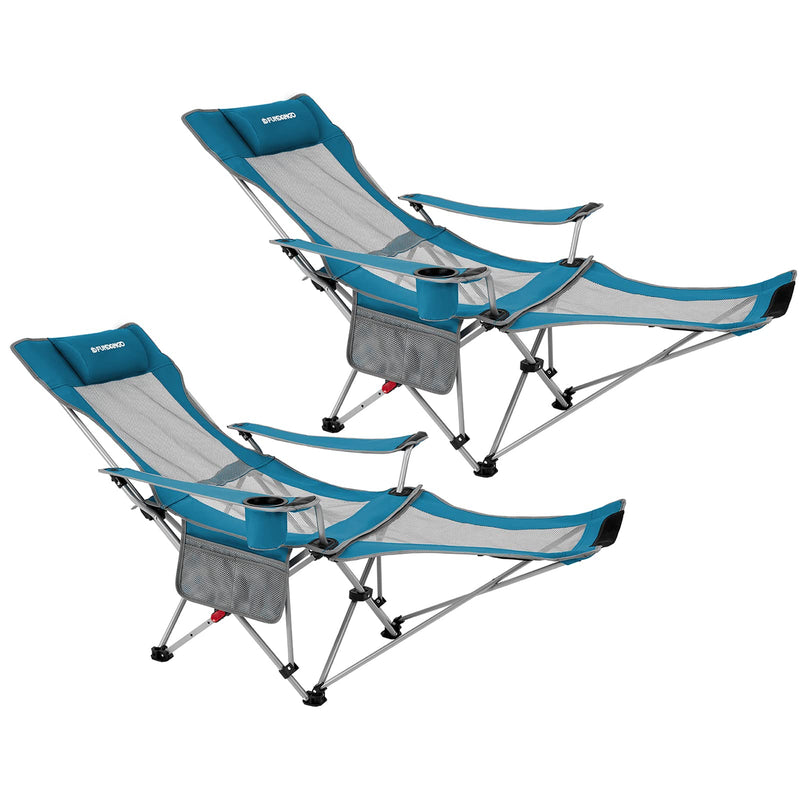 Load image into Gallery viewer, FUNDANGO Folding Recliner Chair Lounge Chair