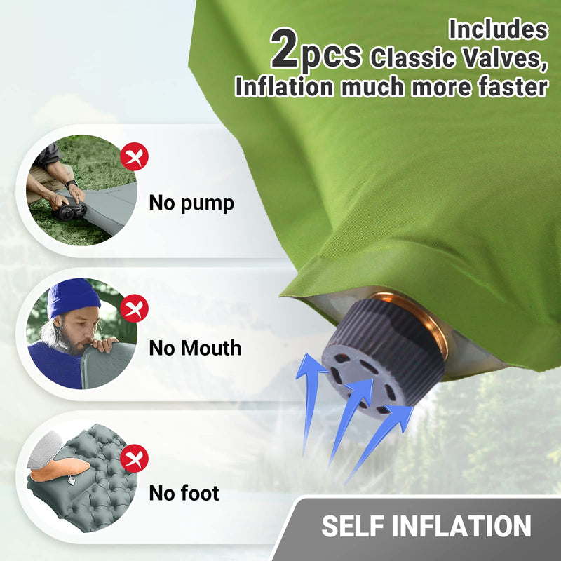 Load image into Gallery viewer, KingCamp COMFORT DOUBLE Self-inflatable Pad