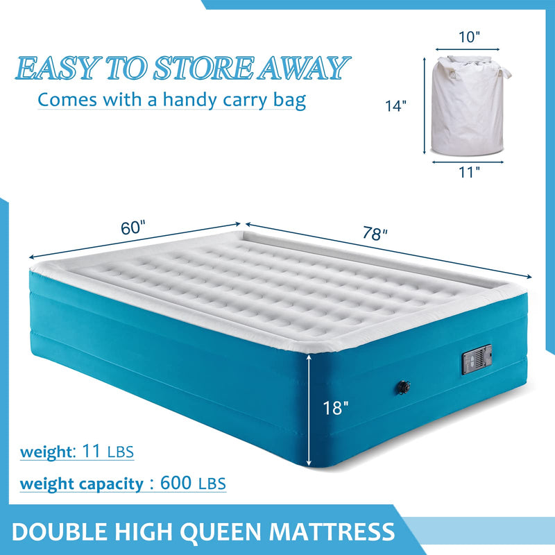 Load image into Gallery viewer, AIRELAX Adjustable Queen High Air Bed Built in Automatic Pump