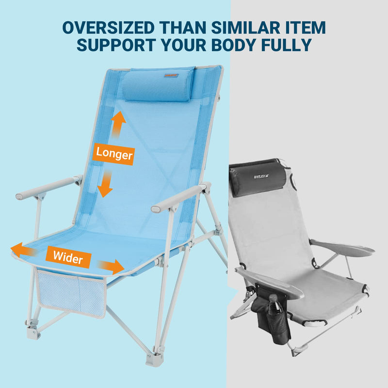 Load image into Gallery viewer, WEJOY Daydream Beach Chair - Relaxation and Comfort by the Shore
