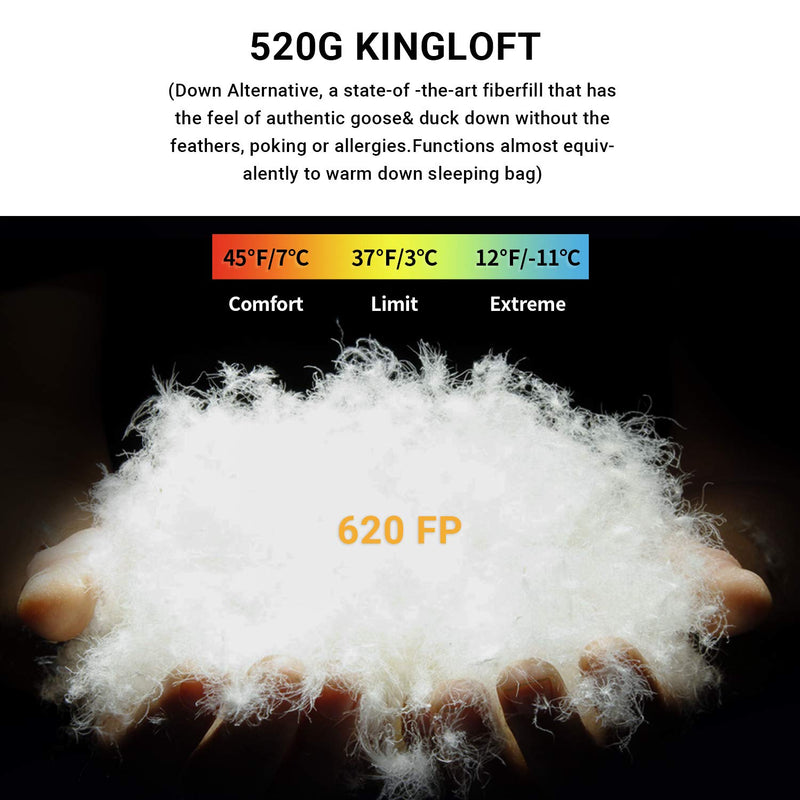 Load image into Gallery viewer, ATEPA ROCKY 520L Sleeping Bag-Mummy