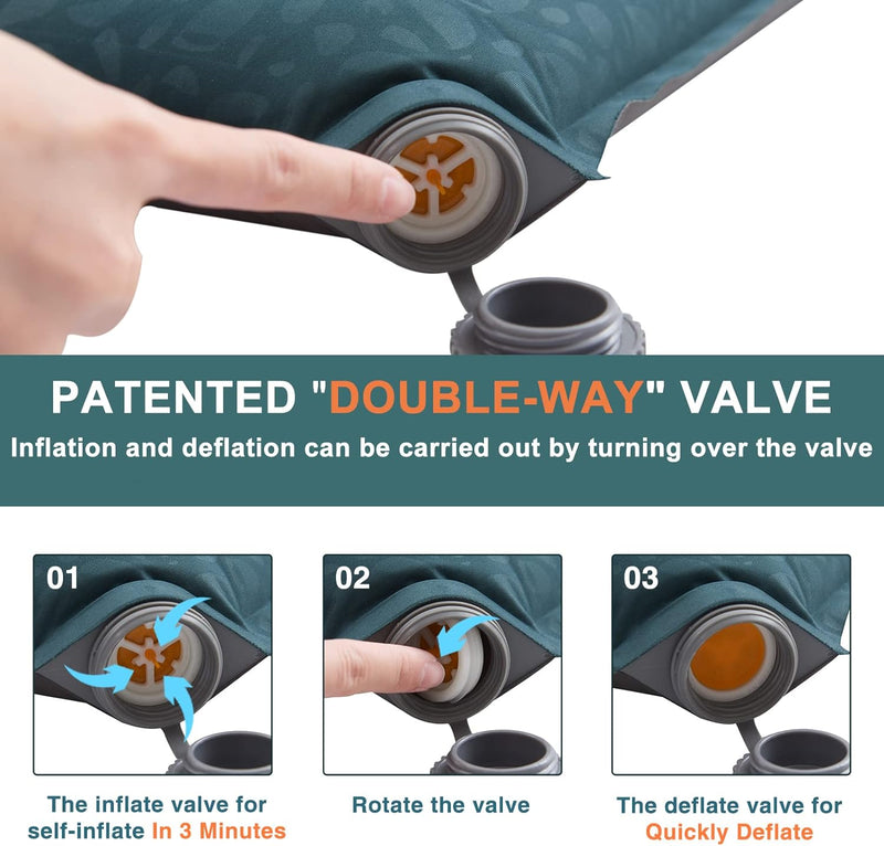 Laden Sie das Bild in Galerie -Viewer, Airelax 2D Selbstaufblasende Isomatte für Camping