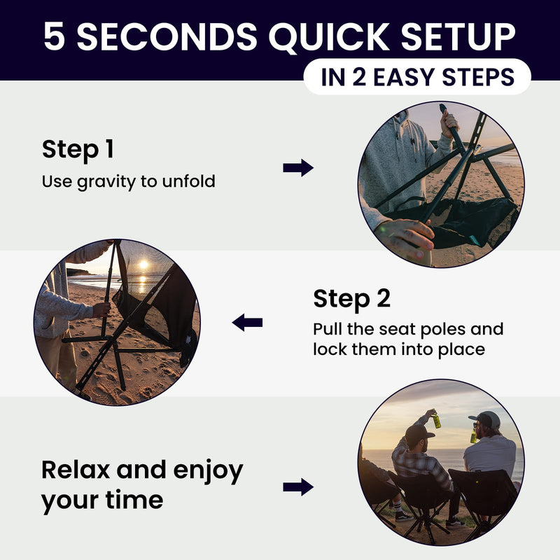 Load image into Gallery viewer, Sitpack Campster II Ultralight Portable Chair