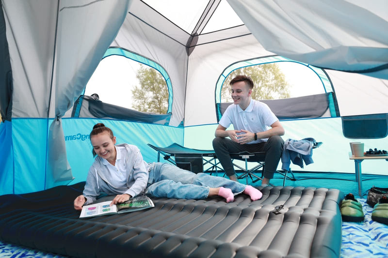 Cargue la imagen en el visor de la galería, Colchón de aire doble Kingcamp Deluxe Comfort Duo