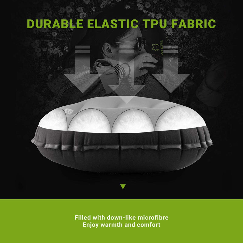 Load image into Gallery viewer, ATEPA VIRGA Air Pillow Ultralight Down Alternative Inflatable Travel Pillow