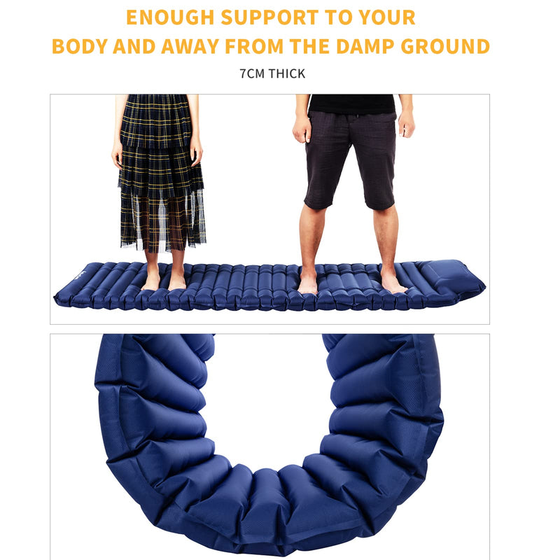 Load image into Gallery viewer, KingCamp Comfort Light Single Air Pad with Pillow