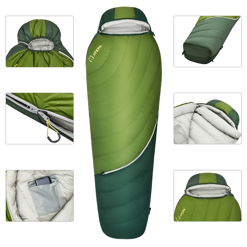 Load image into Gallery viewer, ATEPA DENALI 550L Down Sleeping Bag-Mummy