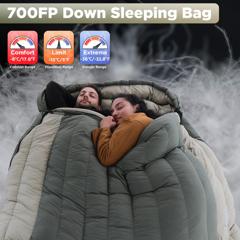 Load image into Gallery viewer, ATEPA PROMOTER 2000 Double Mami Down Sleeping Bag
