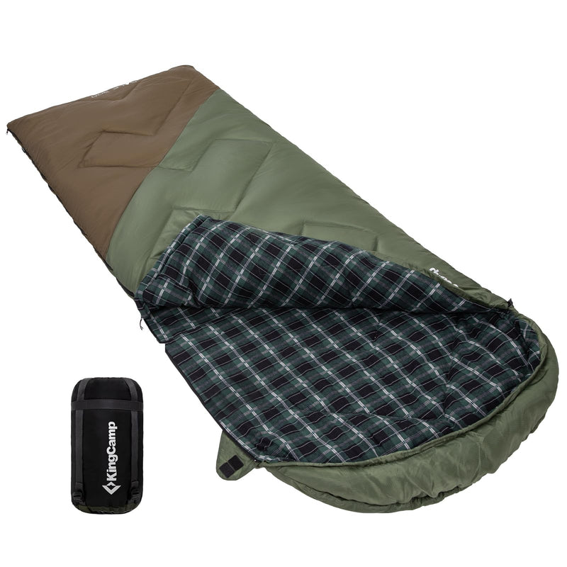 Load image into Gallery viewer, KingCamp GALE 300 Sleeping Bag-Envelope With Hood