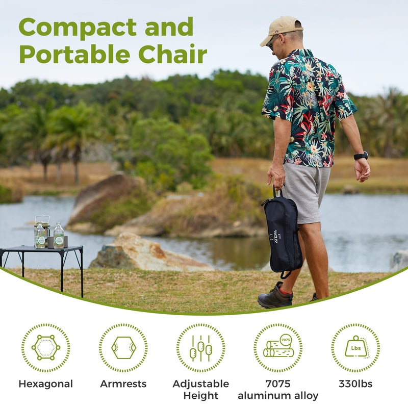 Load image into Gallery viewer, ATEPA UFO P20 Portable Compact Lightweight Outdoor Chairs