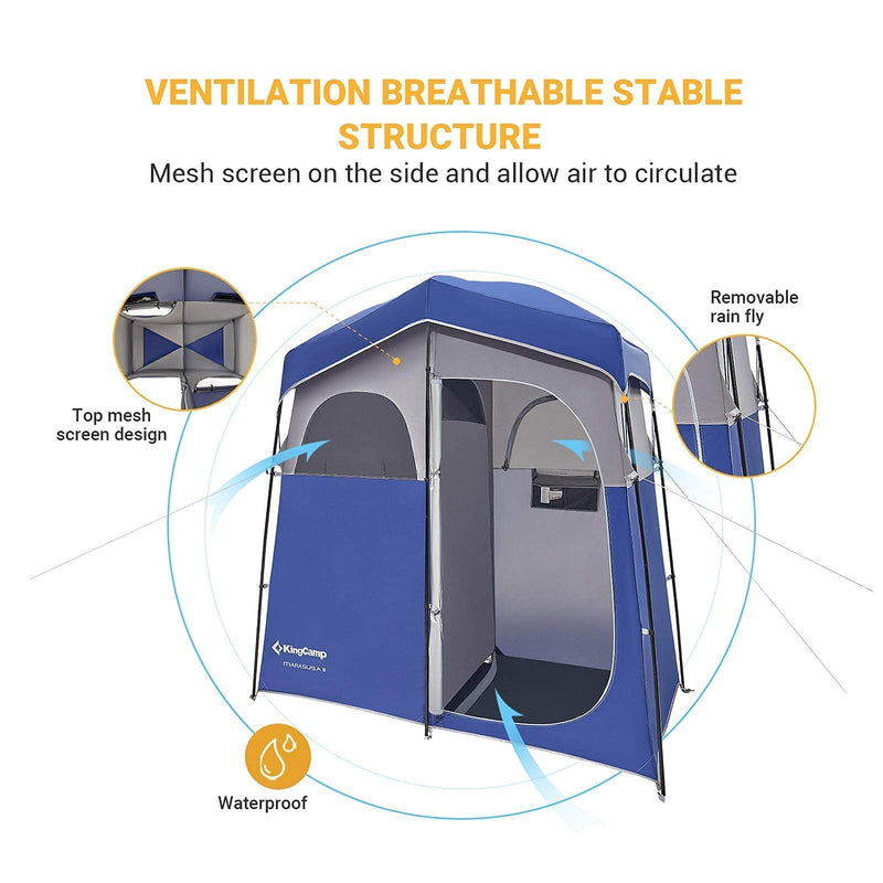 Load image into Gallery viewer, KingCamp MARASUSA Two-Person Shower Tent