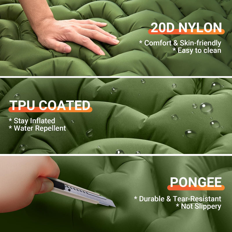 Load image into Gallery viewer, KingCamp DELUXE 10 Single Air Pad Spacious Mattress